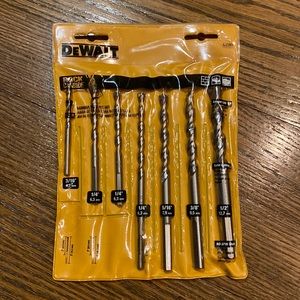 Dewalt masonry drill bit set - brand new